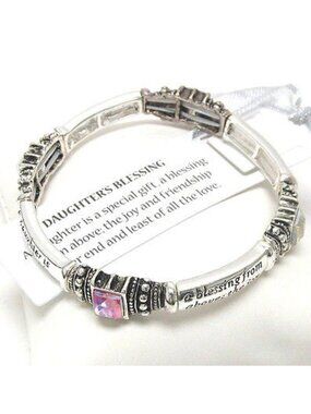 New Boutique style Daughter Blessing Love Bracelet Daughter Mother Gift